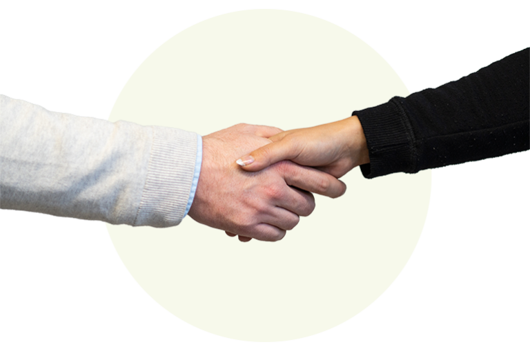 Partnerschaft - Handshake