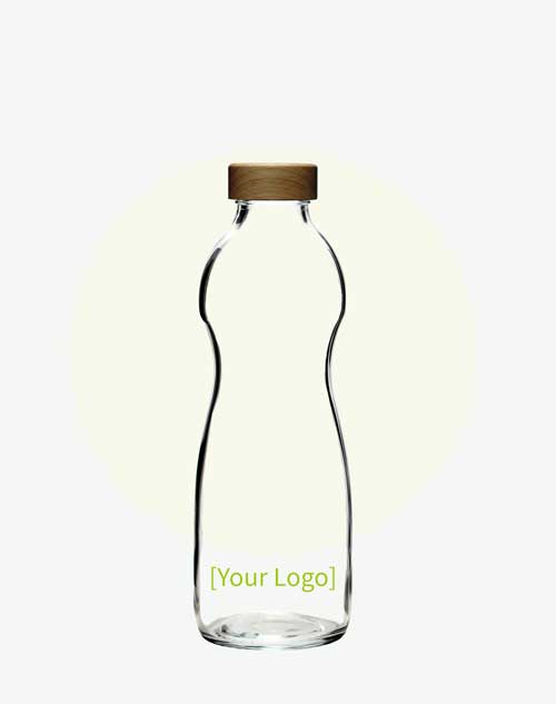 Wavelength water bottles with logo